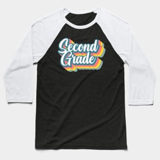 Vintage Cool Second Grade Baseball T-Shirt